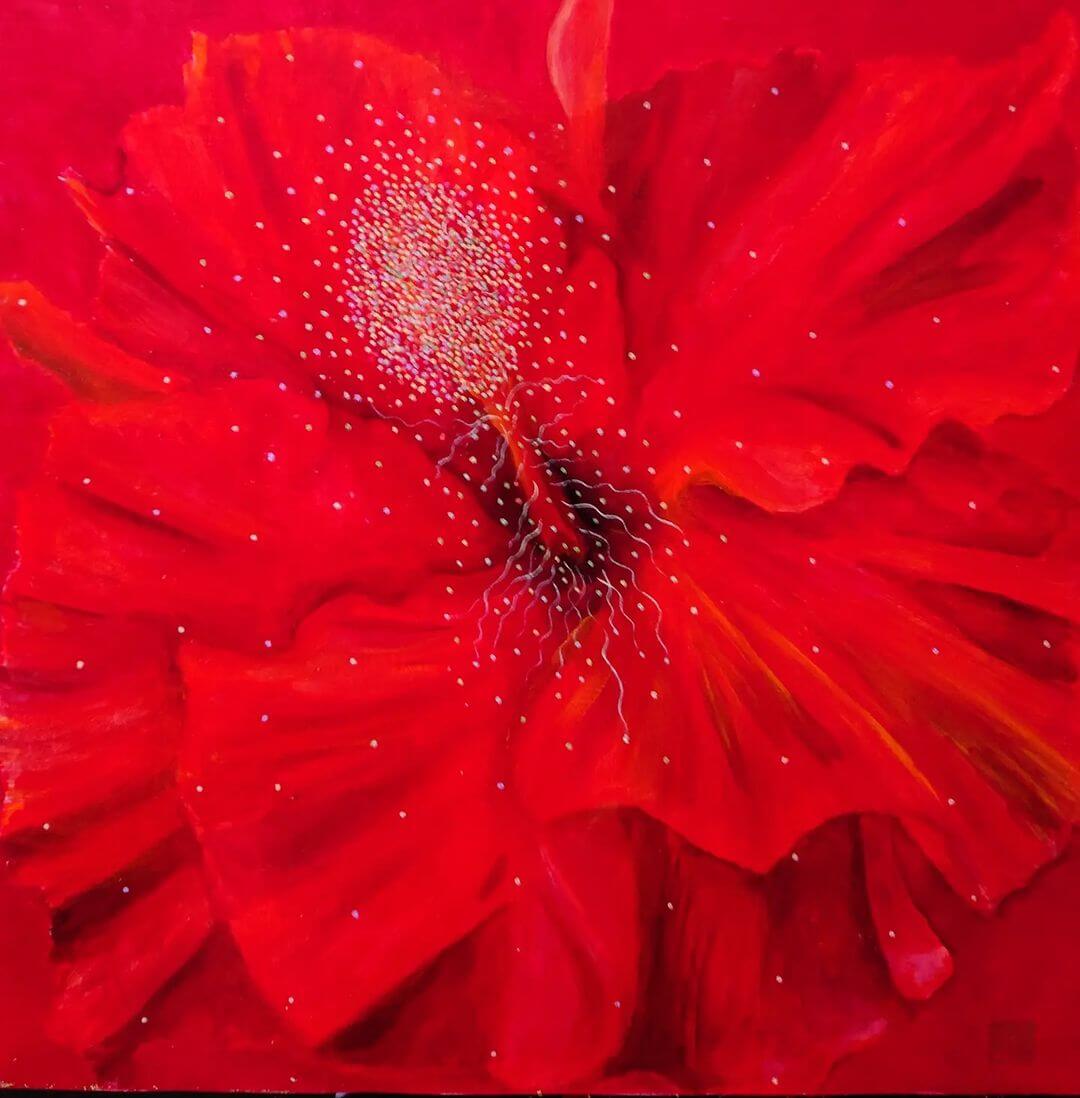 Red Hibiscus（Happy Holidays 3）　2018