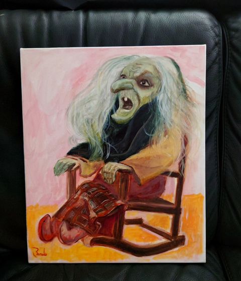 Old Lady in the rocking chair (Halloween 1）2023