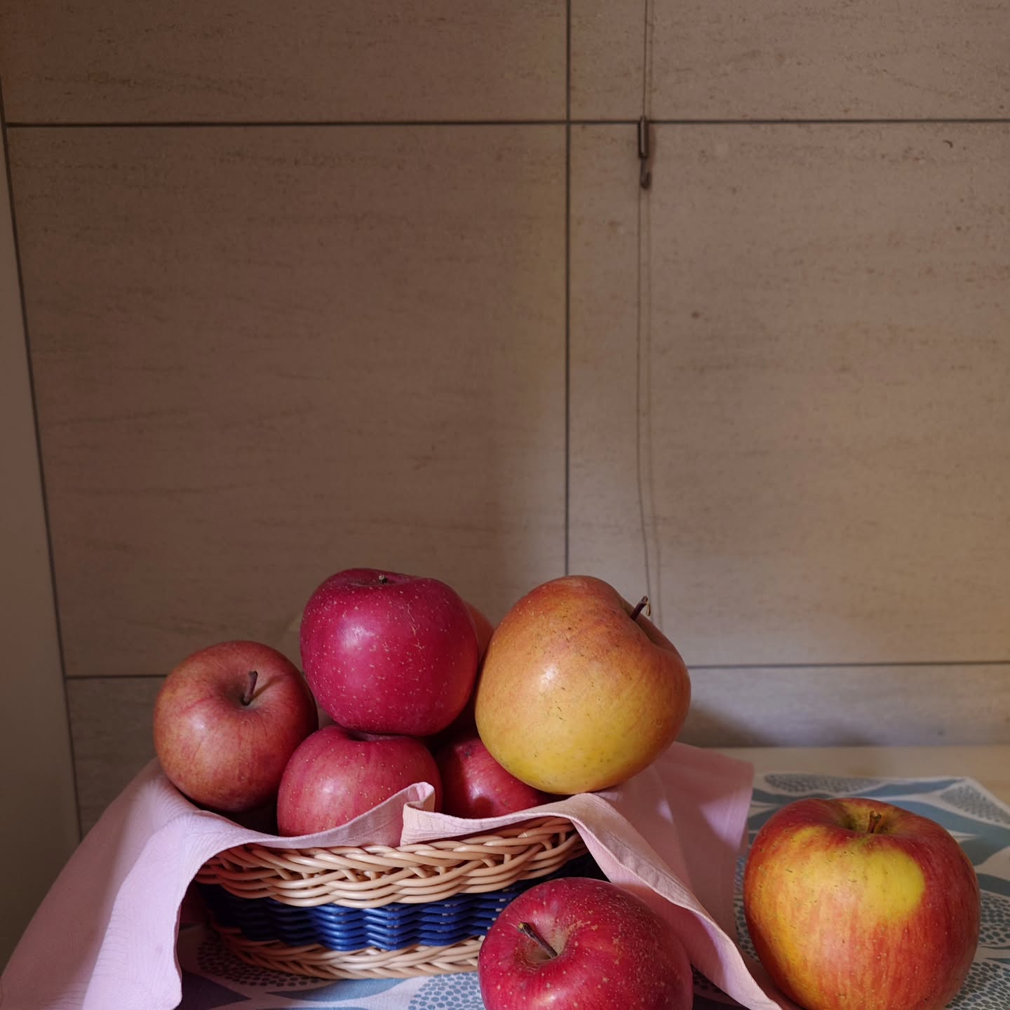 Apples in a Wicker Basket