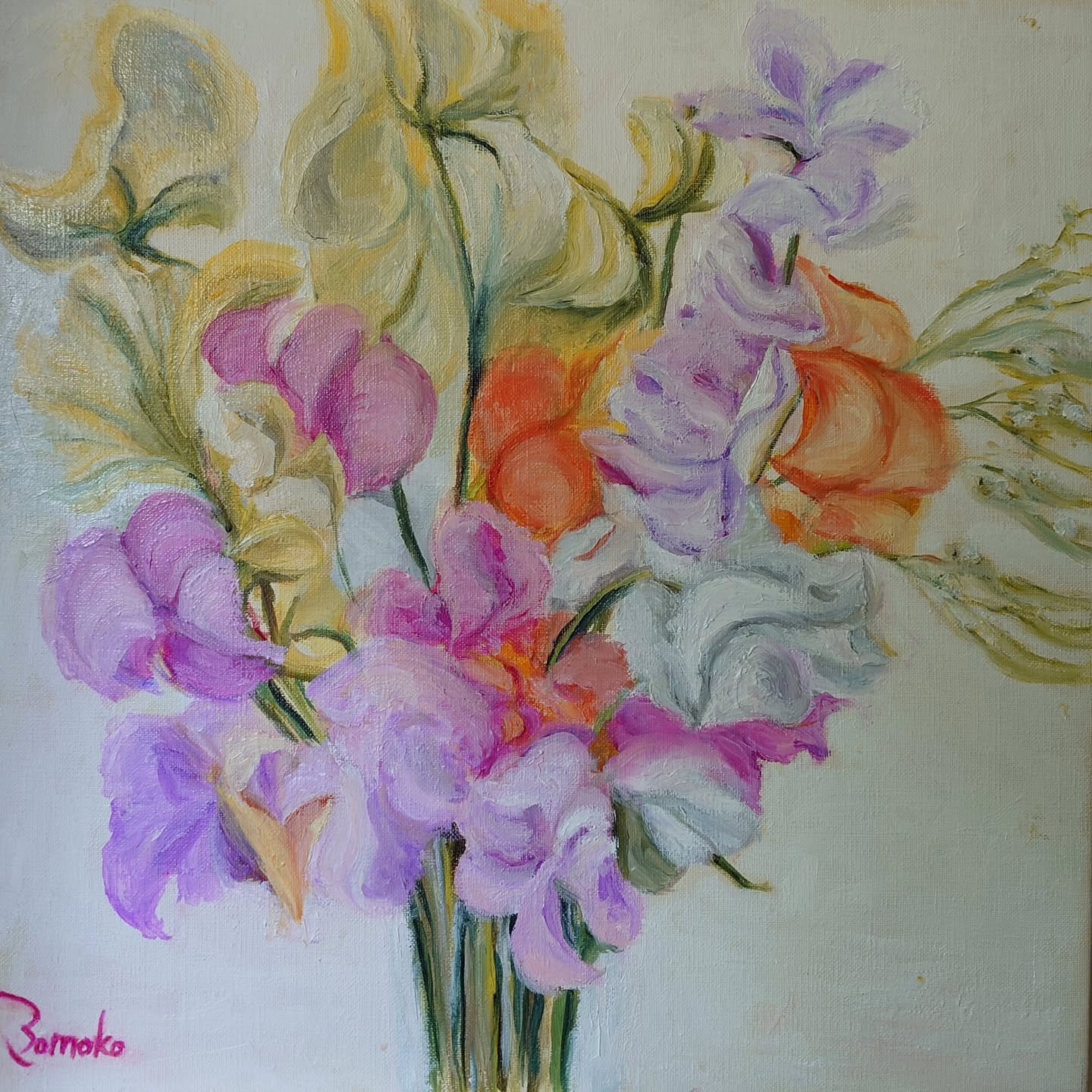 Sweet Peas Bouguet   2025